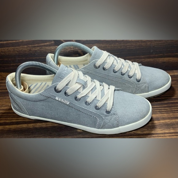 Taos Star Womens Size 9 Shoes Grey White Athletic Sneakers - Picture 5 of 7